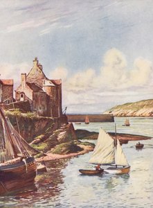 Frankreich: Der Hafen von Le Conquet von Auguste Gerardin