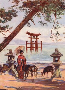 Das Torii von Miyajima, Japan