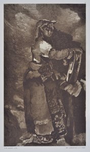 Studie eines Italieners von Auguste Lauzet