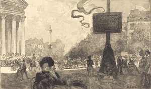 Ecke der Rue Royale, 1890 von Auguste Lepere