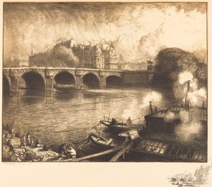 Le Pont Neuf von Auguste Lepere