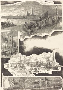 Rouen, 1888 von Auguste Lepere