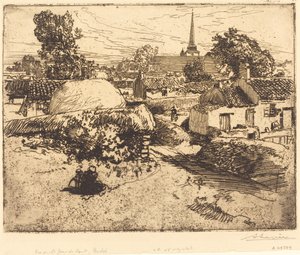 Ansicht von St.-Jean-de-Mont, Vendee von Auguste Lepere