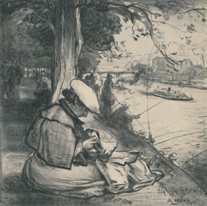 Île des Cygnes, um 1898, 1919