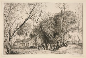 Sommer in Saint-Martin, die vergangenen Hochzeiten (Vendee) von Auguste Lepere