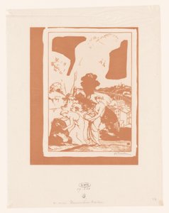 Musik und Poesie helfen dem Künstler von Auguste Lepère (signed by artist)