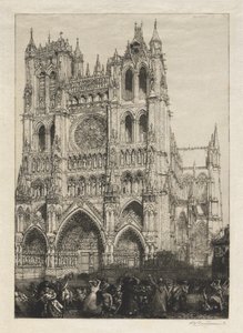 Kathedrale von Amiens, Inventartag von Auguste Louis Lepère