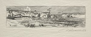 Teich von Issy les Moulineaux von Auguste Louis Lepère