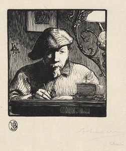 Selbstporträt von Auguste Louis Lepère