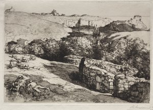 Blick auf den Hafen von La Meule