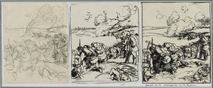 Beginn des Manövers an der Marne, 1914
