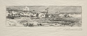 Teich von Issy les Moulineaux von Auguste Louis Lepère