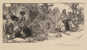 Wald von Fontainebleau: Kohlenmänner La Forêt de Fontainebleau: Les Charbonniers, 1890