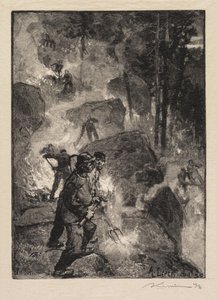 Wald von Fontainebleau: Farnbrenner, 1890