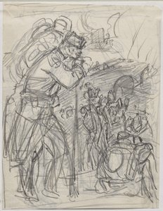 Der Rückzug nach Charleroi von Auguste Louis Lepère