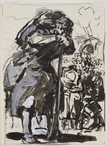 Der Rückzug nach Charleroi von Auguste Louis Lepère
