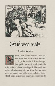 Landschaften und Straßenecken: Umzug, 1900 von Auguste Louis Lepère