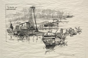 Le Point de Billancourt von Auguste Louis Lepère