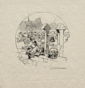 Marché aux Pommes, Nr. 2 von Auguste Louis Lepère