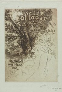 Sentimentales Zwiegespräch von Paul Verlaine von Auguste Louis Lepère