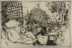 Die zwei Buckligen von Auguste Louis Lepère