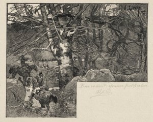 Eine Jagd am Mont Gérard
