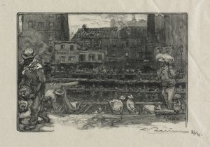 Entlader von Gips (Canal St. Martin)