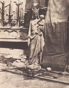 [Skulptur der Jungfrau und des Kindes, Notre Dame, Paris], 1853-1854 von Auguste Mestral