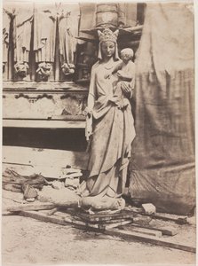 Statue der Jungfrau, Notre Dame de Paris von Auguste Mestral
