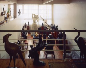 Villa Chana Orloff, Werkstatthaus der russischen Bildhauerin, 7 bis Villa Seurat in Paris 75014. 1926, Architekt Auguste Perret (1874-1954)