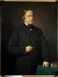 Porträt von Charles Forbes, Graf von Montalembert, Journalist und Politiker. Gemälde von Auguste Pichon