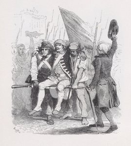 Vierzehnter Juli, aus Die vollständigen Werke von Béranger, 1836 von Auguste Raffet, Lacoste, Eugène Guillaumot