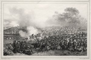 Album für 1835: Carré enfoncé... von Auguste Raffet