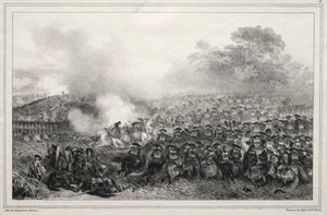 Album für 1835: Carré enfoncé..., 1835 von Auguste Raffet