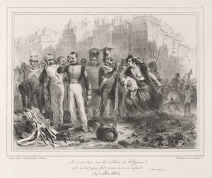 Album von 1831: Ich will einen von Polignacs Soldaten töten. Sie haben mein Kind nicht verschont (Historisch)