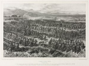 Kampf von Oued-alleg, 31. Dezember 1839 von Auguste Raffet
