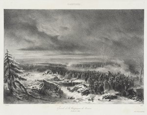 Episode de la Campagne de Russie - Salon de 1836 von Auguste Raffet