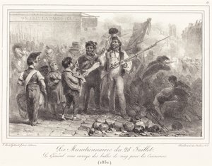 Die Munitionsarbeiter vom 28. Juli von Auguste Raffet