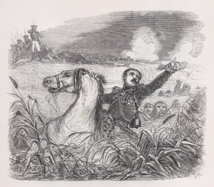 Poniatowski aus Die vollständigen Werke von Béranger, 1836 von Auguste Raffet