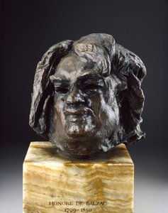 Balzac, Kopf vor der letzten Studie von Auguste Rodin
