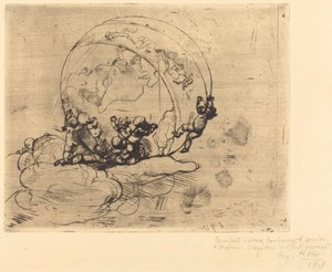 Die Liebe lenkt die Welt von Auguste Rodin