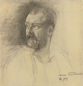 Porträt von Octave Mirbeau, ca. 1893 von Auguste Rodin