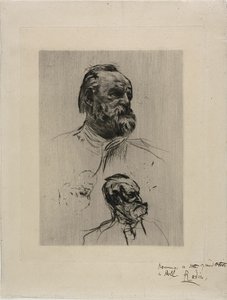 Porträt von Victor Hugo, Dreiviertelansicht