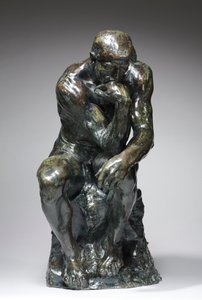 Der Denker, ca. 1880 von Auguste Rodin
