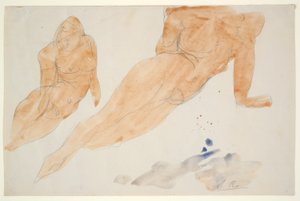 Zwei liegende Akte von Auguste Rodin