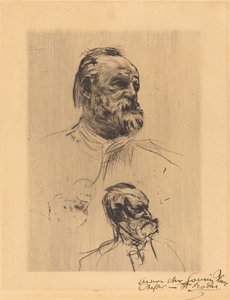Victor Hugo, Dreiviertelansicht