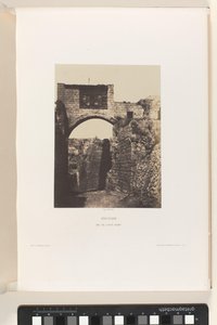 Bogen von Ecce Homo, Jerusalem von Auguste Salzmann