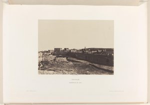 Ansicht von Jerusalem vom Zion aus von Auguste Salzmann