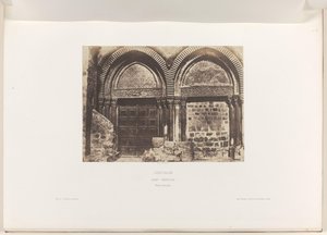 Hauptportal der Grabeskirche, Jerusalem