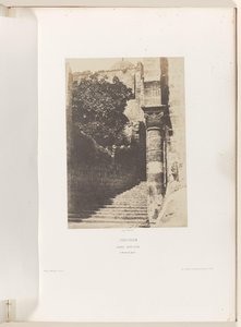 Säule im Vorhof der Grabeskirche in Jerusalem von Auguste Salzmann